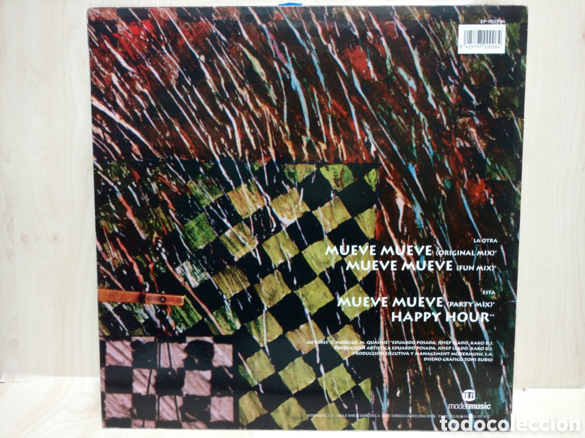 Discos de vinilo: Che&iacute;to P&eacute;rez - Mueve, Mueve (12&rdquo;, Maxi) - Foto 2