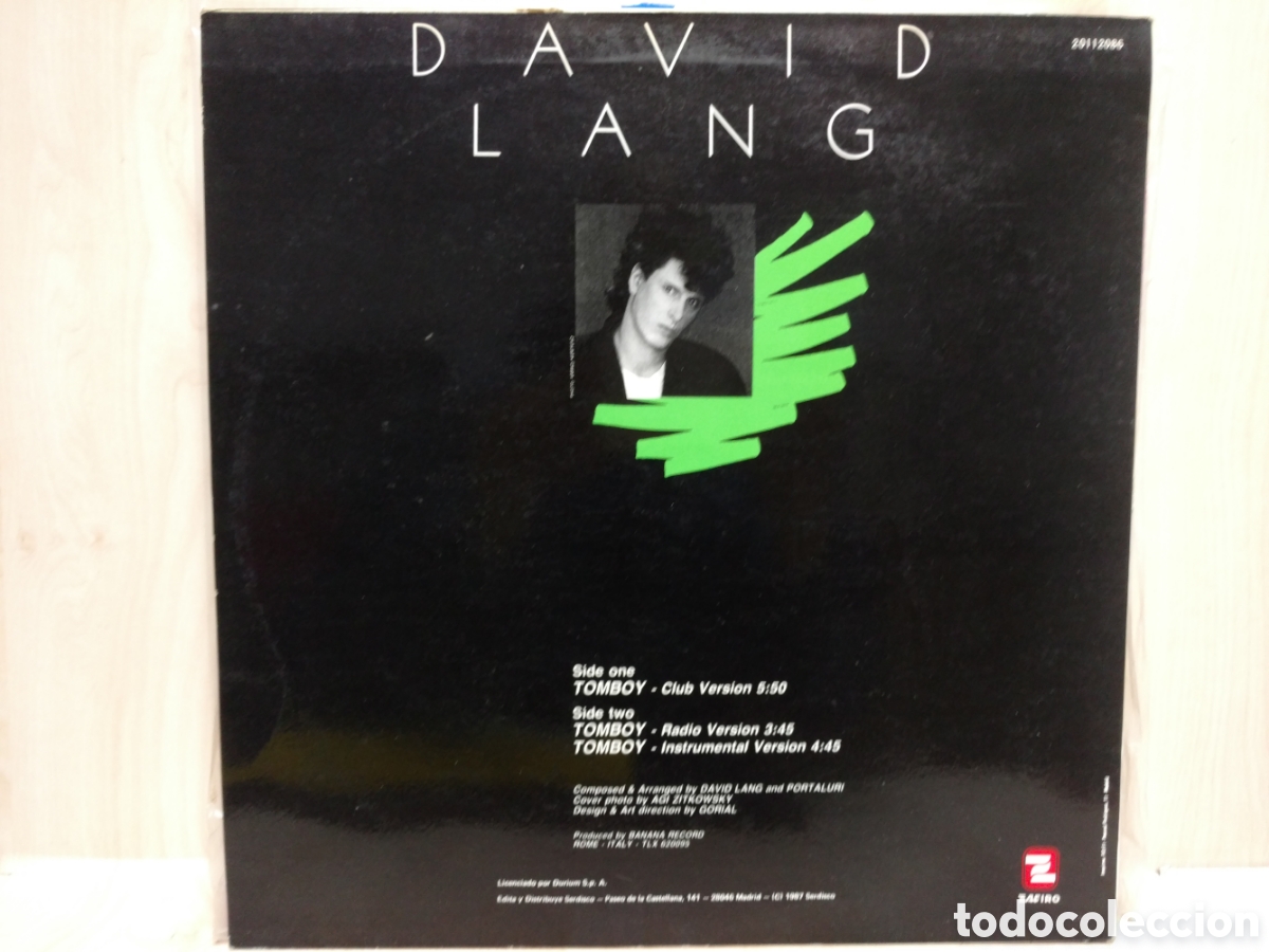Discos de vinilo: David Lang - Tomboy (12&rdquo;, Maxi) - Foto 2