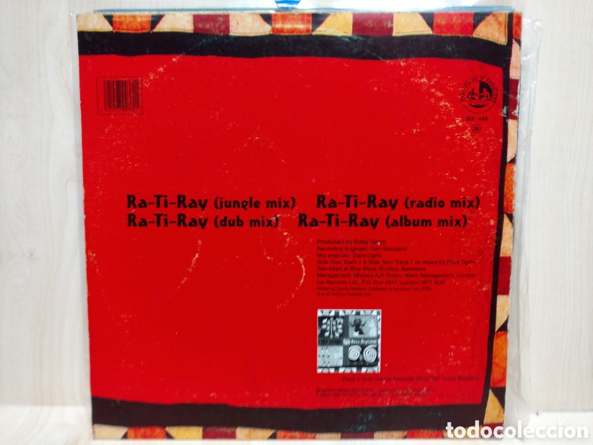 Discos de vinilo: Eddy Grant - Ra-Ti-Ray (12&rdquo;, Maxi) - Foto 2
