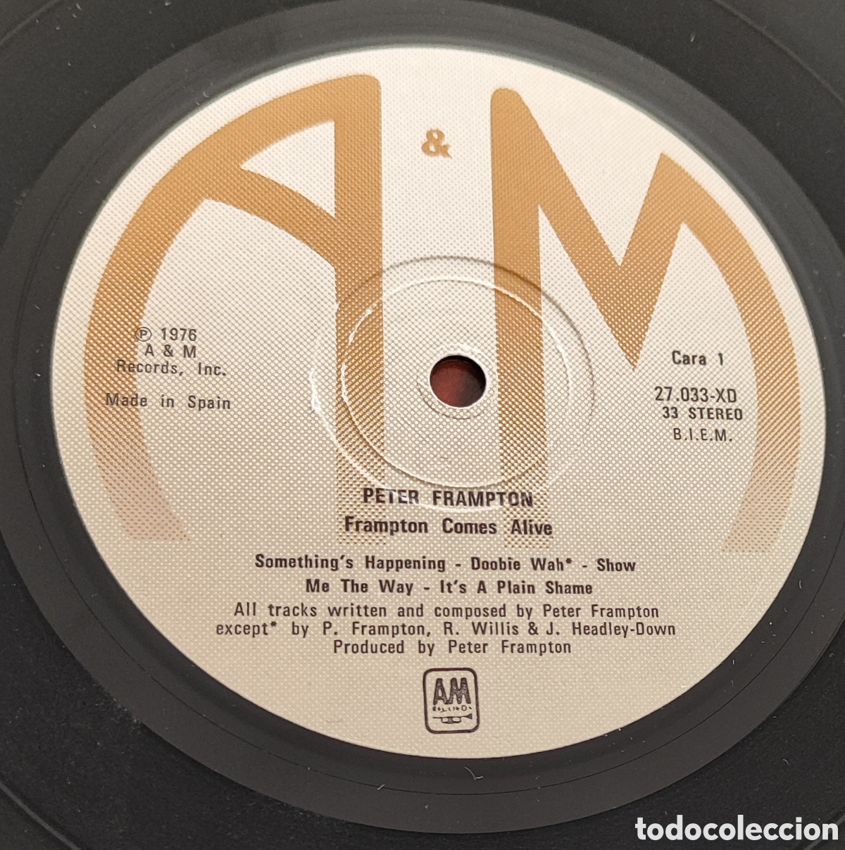 Discos de vinilo: PETER FRAMPTON - COMES ALIVE - PORTADA ABIERTA - DOBLE LP - Foto 2