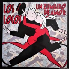 Discos de vinilo: LOS LOCOS - UN ZUMBIDO DE AMOR - LP DRO 1993 - INSERTO CON LAS LETRAS. Lote 396590149