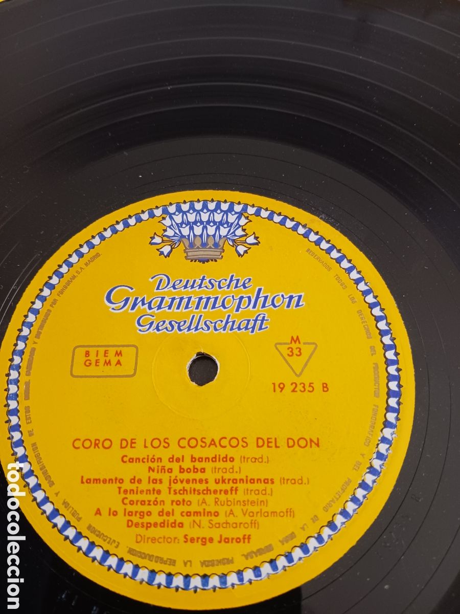 Discos de vinilo: Coro de los Cosacos del Don.Serge Jaroff - Foto 3