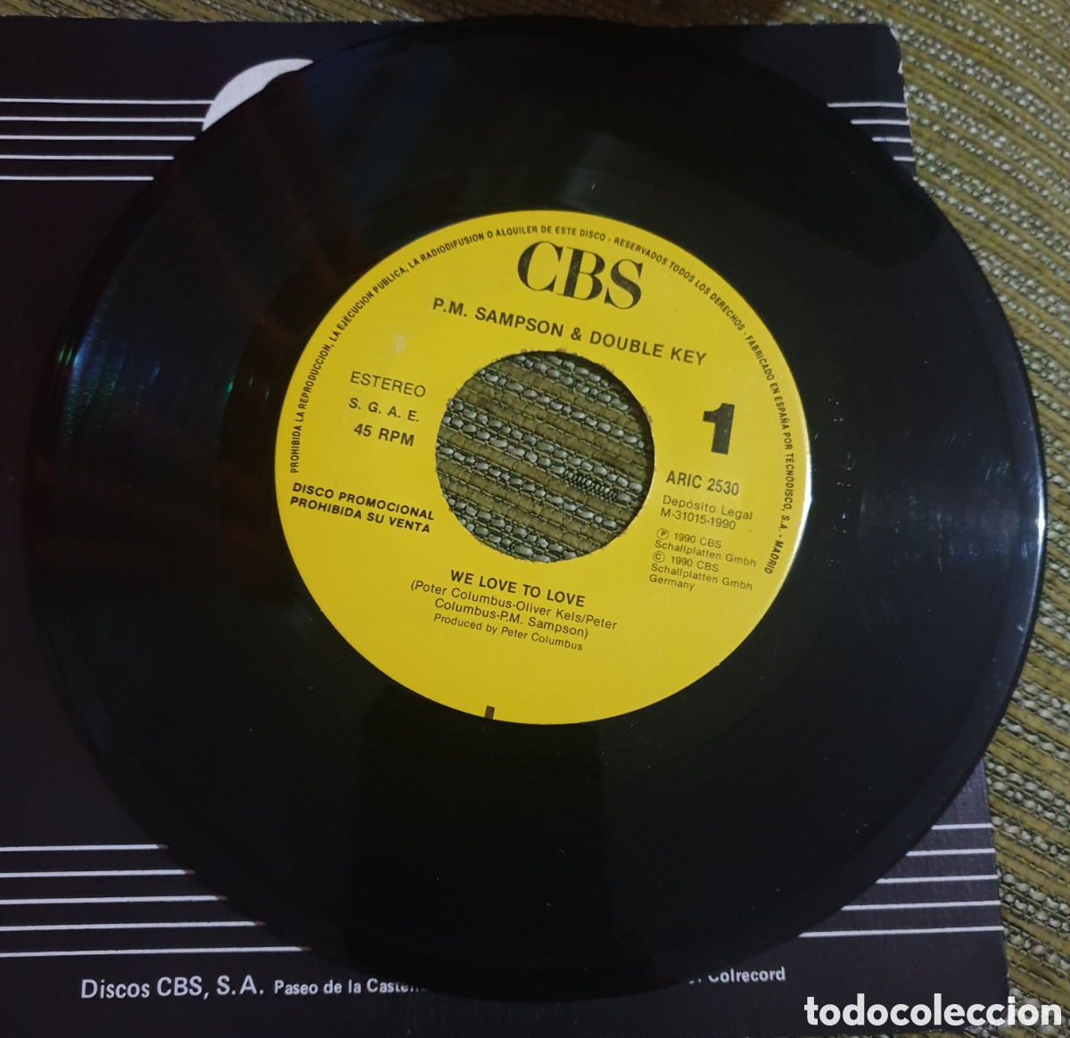Discos de vinilo: P.M. Sampson & Double Key – We Love To Love