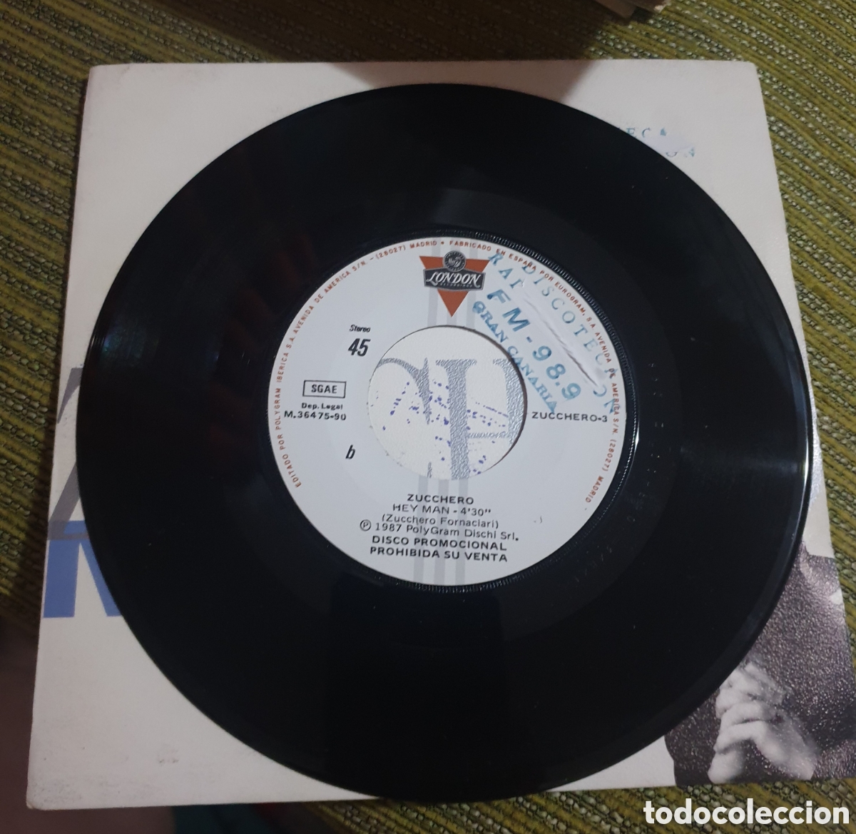 Discos de vinilo: Zucchero - mama - Foto 3