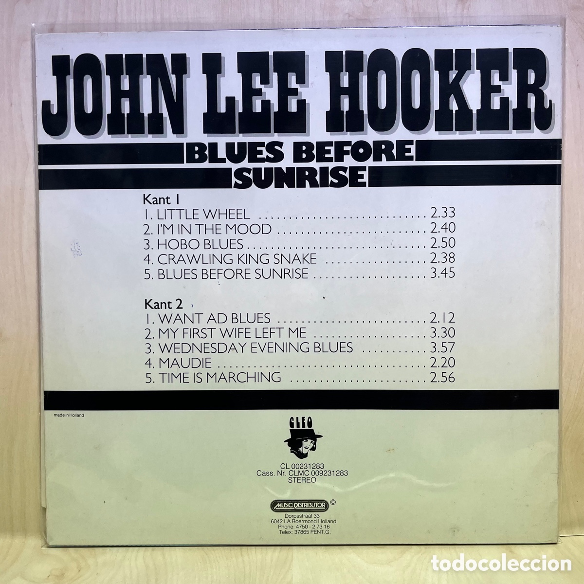 Discos de vinilo: John Lee Hooker - Blues Before Sunrise (LP, Comp) - Foto 2