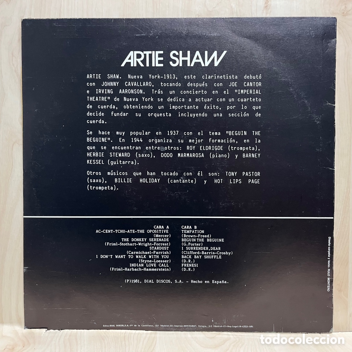 Discos de vinilo: Artie Shaw - ... Con Swing... Vol. 3 (LP, Comp) - Foto 2