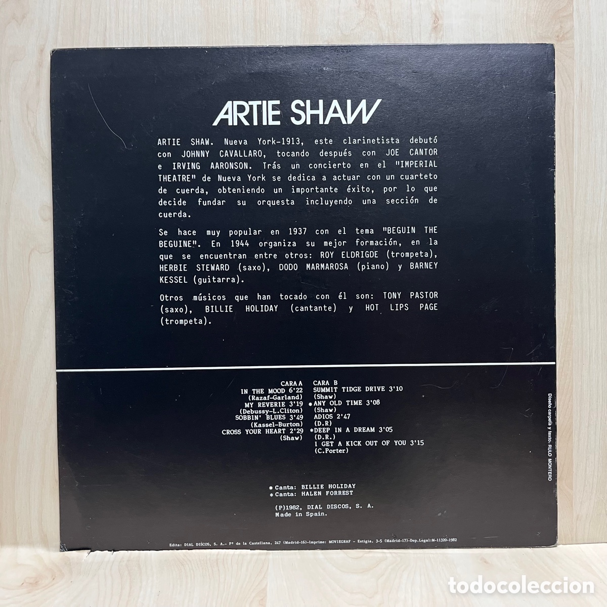 Discos de vinilo: Artie Shaw - ... Con Swing... Vol. 10 (LP, Comp) - Foto 2