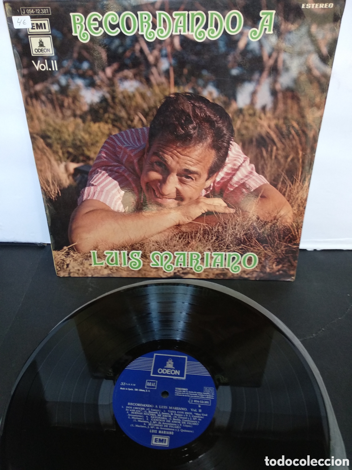 Discos de vinilo: *RECORDANDO A LUIS MARIANO, SPAIN, EMI, 1972, LC.5