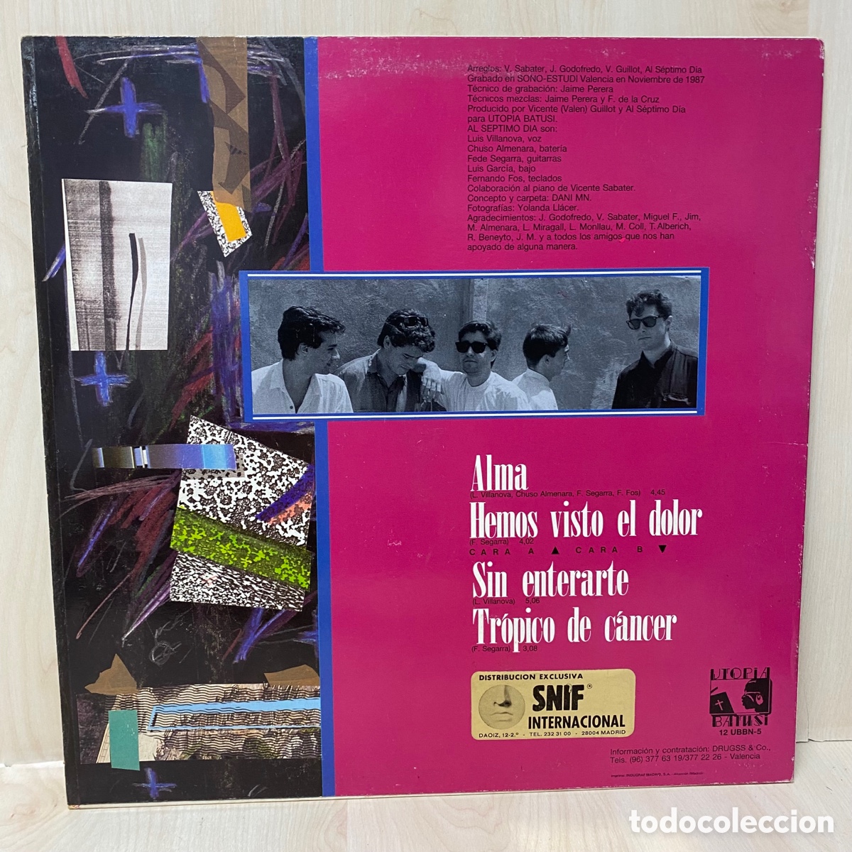 Discos de vinilo: Al Septimo Dia - Alma (12&rdquo;, Maxi) - Foto 2