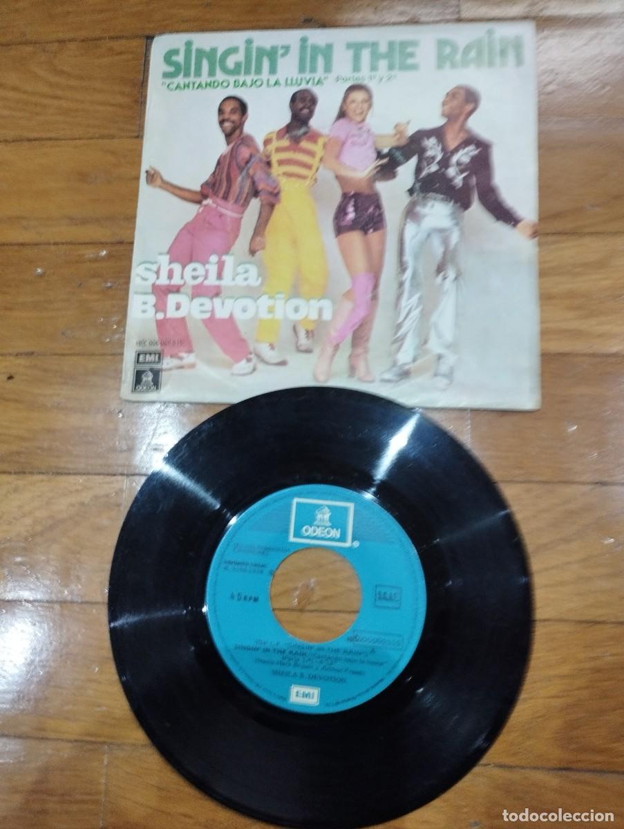Discos de vinilo: SHEILA B. DEVOTION - SIGIN IN THE RAIN - SINGLE 1978 - Foto 1