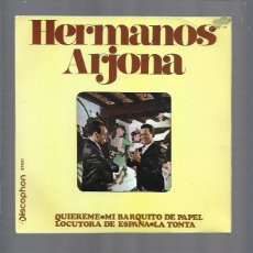 Discos de vinilo: HERMANOS ARJONA QUIEREME. Lote 396676454