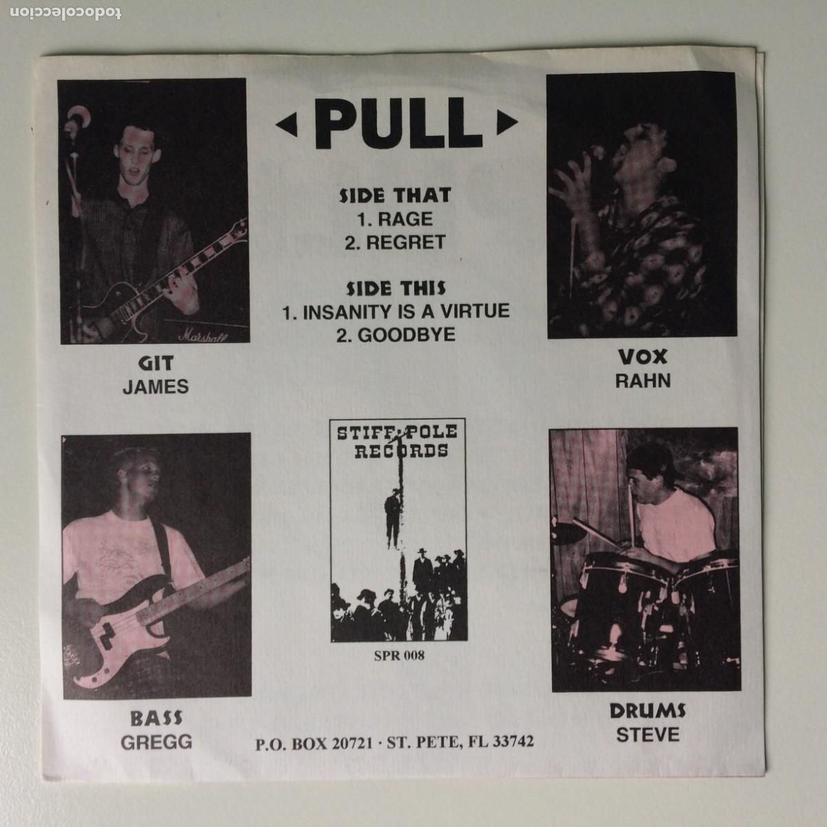 Discos de vinilo: Pull &lrm;&ndash; Regret , USA Stiff Pole Records EP - Foto 2