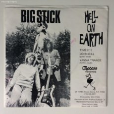 Discos de vinilo: BIG STICK ‎– DRAG RACING / HELL ON EARTH , USA 1985 RECESS RECORDS. Lote 396767255