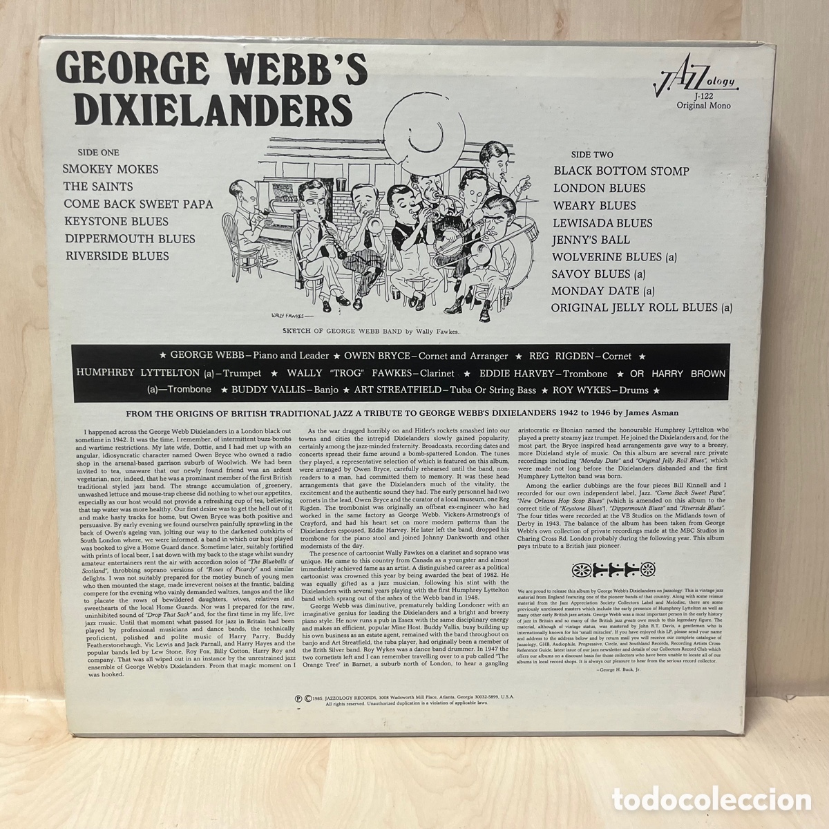 Discos de vinilo: George Webbs Dixielanders - Dixielanders (LP, Album) - Foto 2