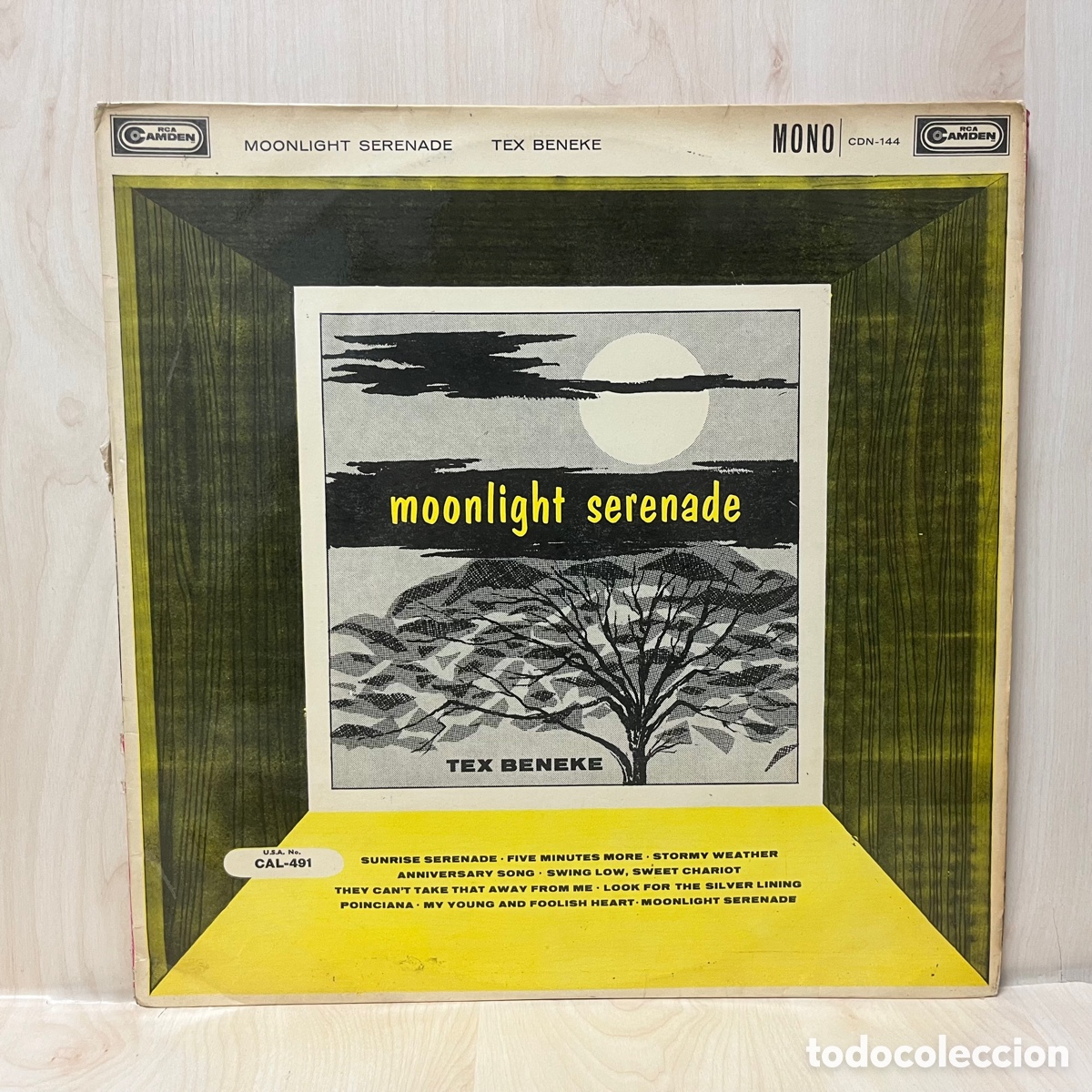 Discos de vinilo: Tex Beneke And His Orchestra - Moonlight Serenade (LP, Comp) - Foto 1