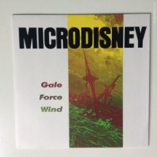 Discos de vinilo: MICRODISNEY ‎– GALE FORCE WIND / I CAN'T SAY NO (BETTY LOU VERSION) , UK 1988 VIRGIN