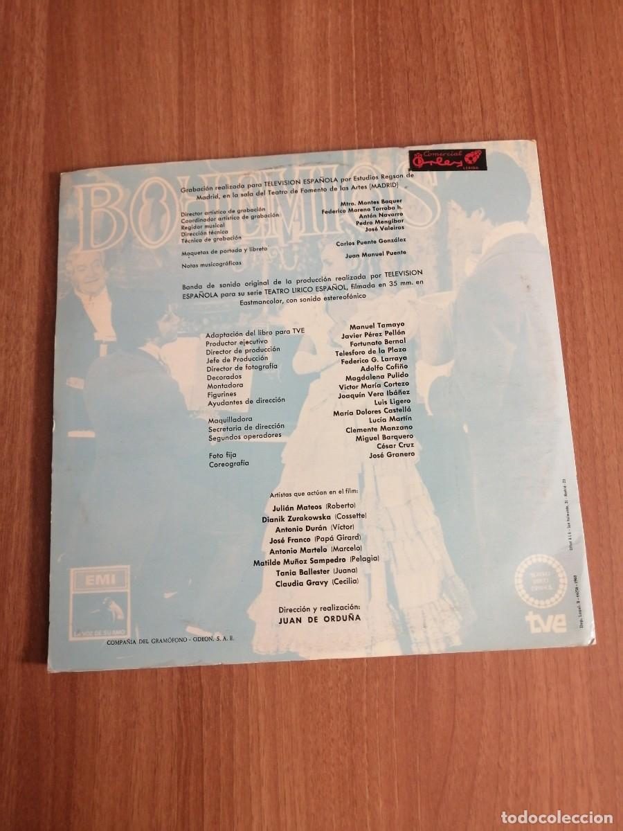 Discos de vinilo: DISCO LP BOHEMIOS -EMI - Foto 2