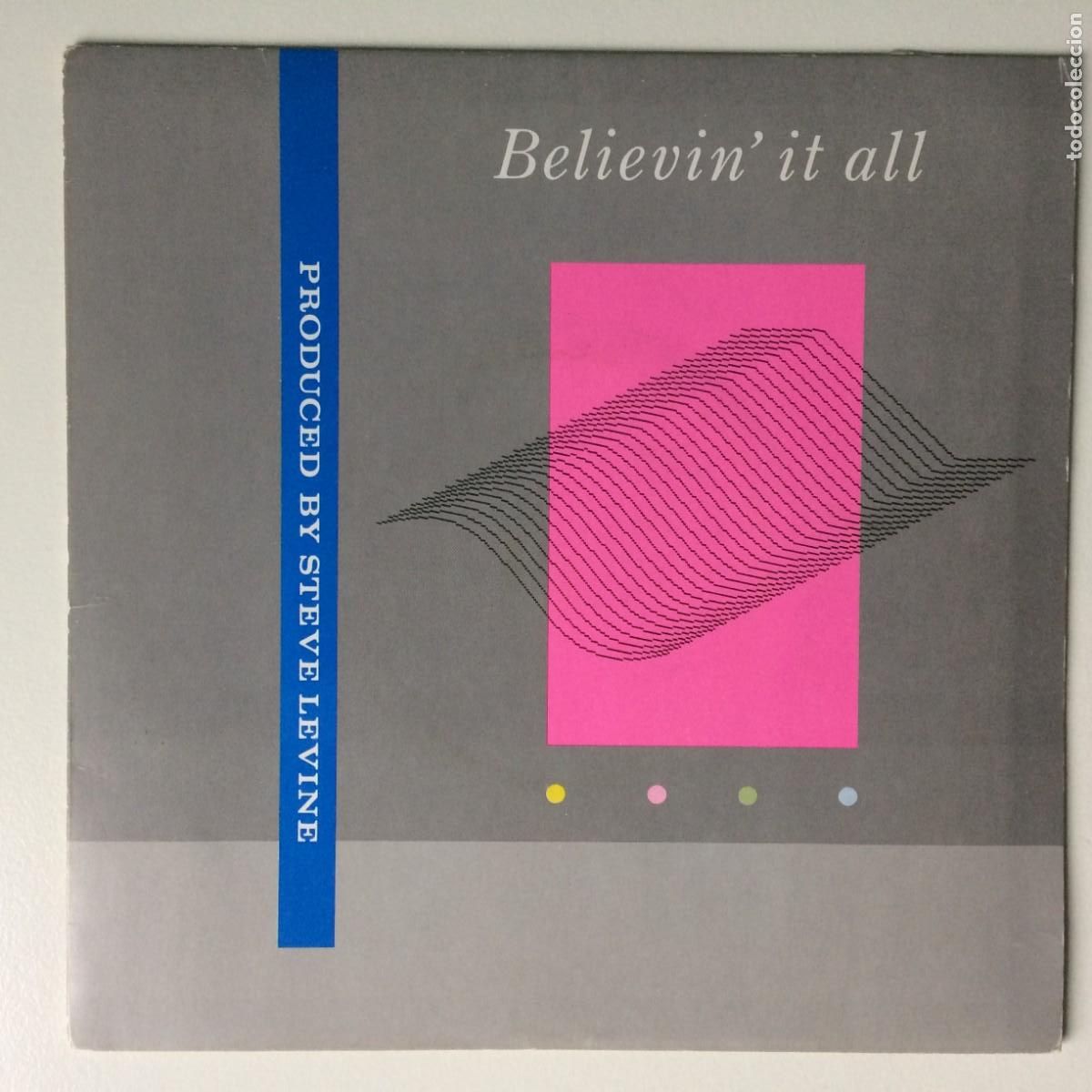 Vinyl-Schallplatten: Steve Levine &ndash; Believin' It All / P.C.M. , UK 1984 Chrysalis