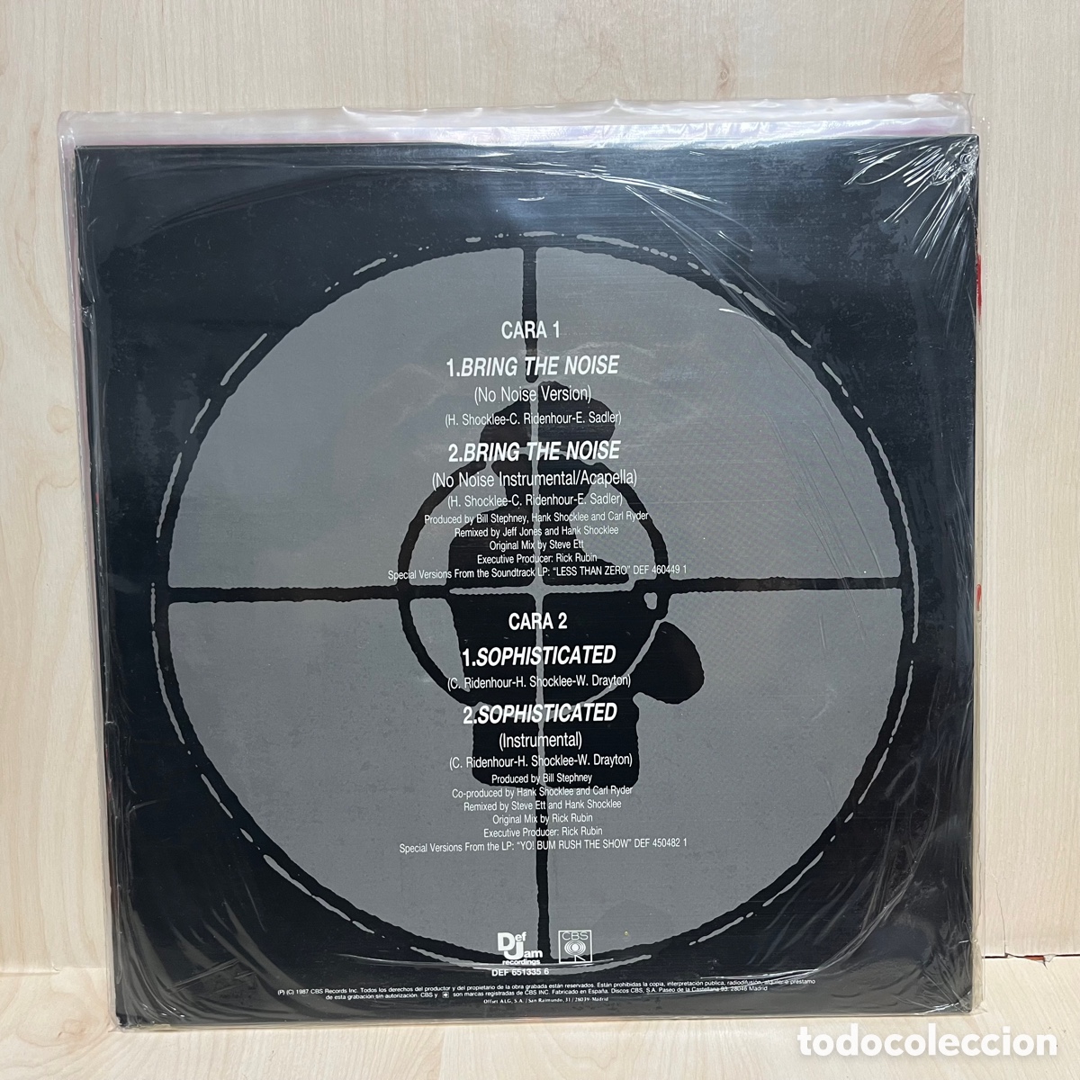 Discos de vinilo: Public Enemy - Bring The Noise (No Noise Version) (12&rdquo;, Maxi) - Foto 2