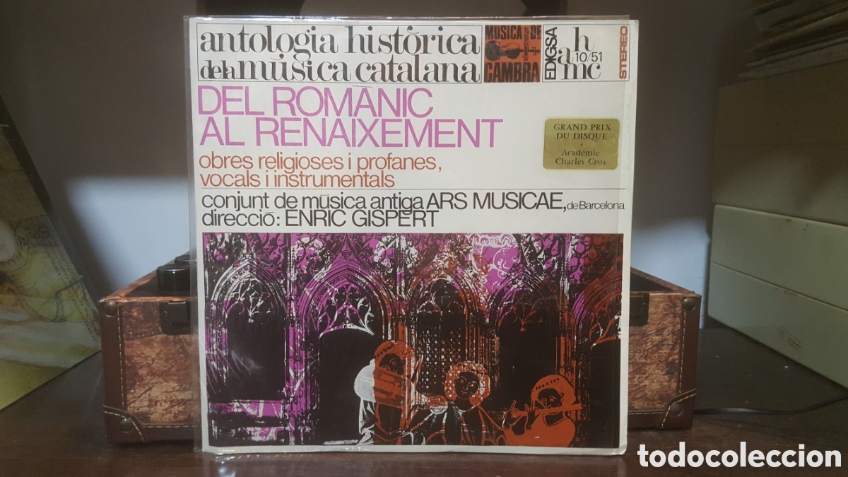 Disques de vinyle: VINILO ANTOLOG&Iacute;A HIST&Oacute;RICA DE LA M&Uacute;SICA CATALANA DEL ROMANIC AL RENAIXIMENT