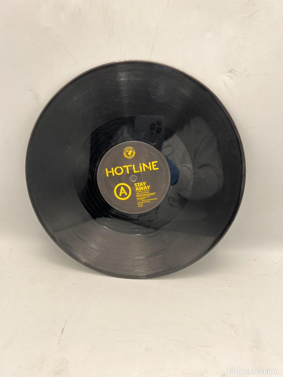 Discos de vinilo: MAXI SINGLE - HOTLINE - STAY AWAY - RHYTHM KING - UK - Foto 2