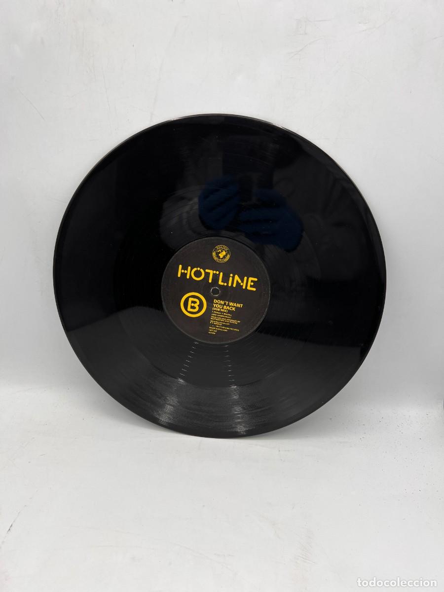 Discos de vinilo: MAXI SINGLE - HOTLINE - STAY AWAY - RHYTHM KING - UK - Foto 3