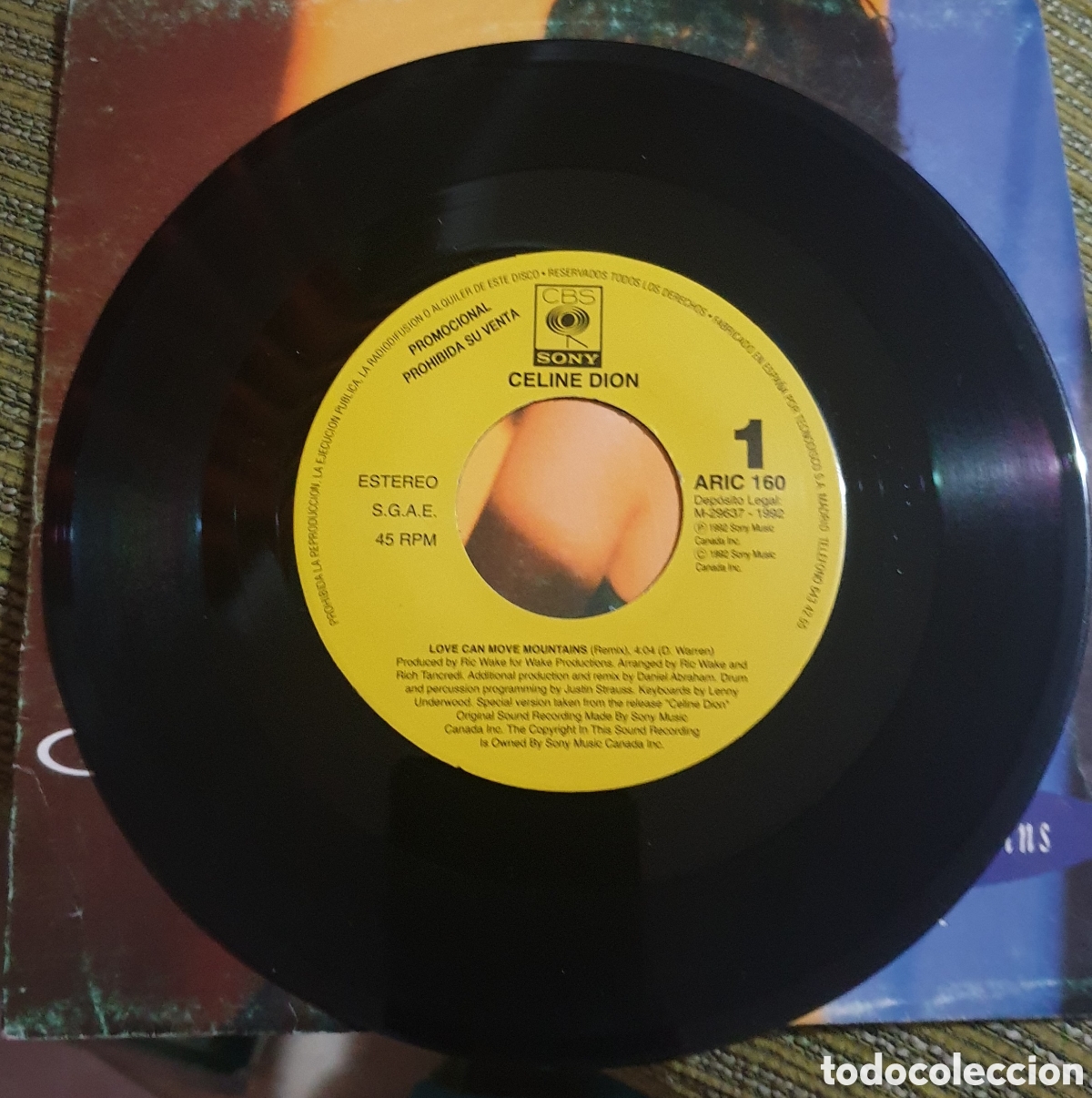 Discos de vinilo: Celine Dion - love can move mountains - Foto 2