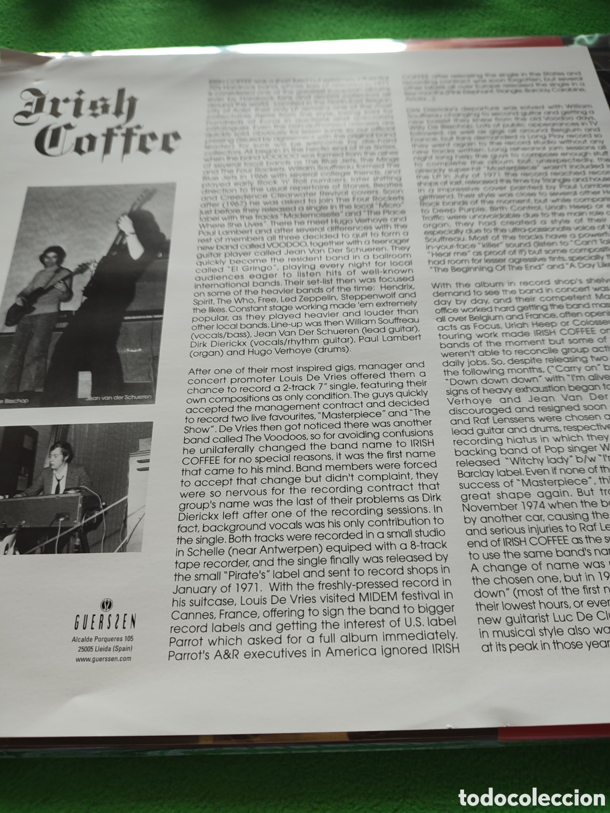 Discos de vinilo: Irish Coffee - Same Vinilo Lp - Foto 3