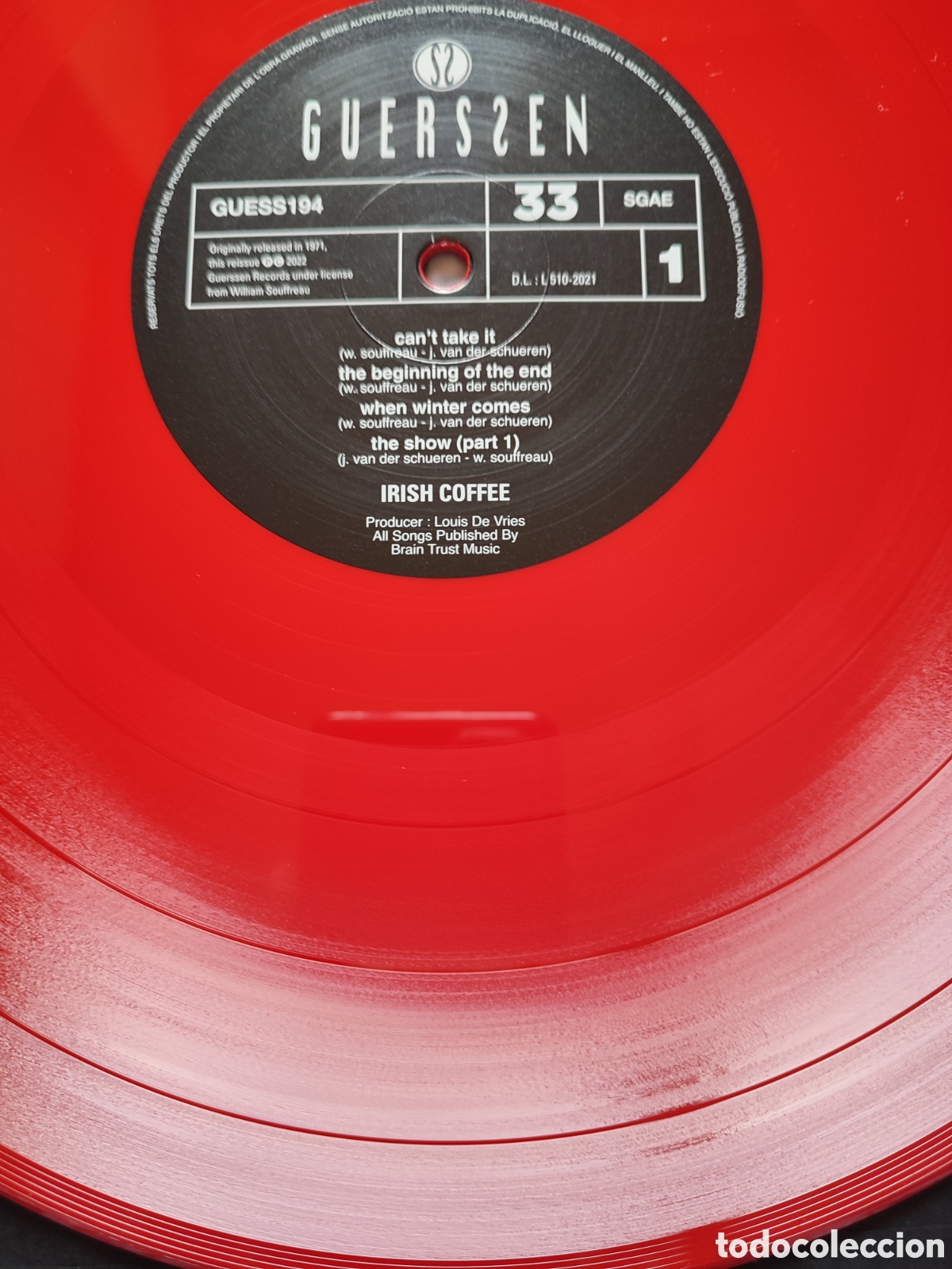 Discos de vinilo: Irish Coffee - Same Vinilo Lp - Foto 5