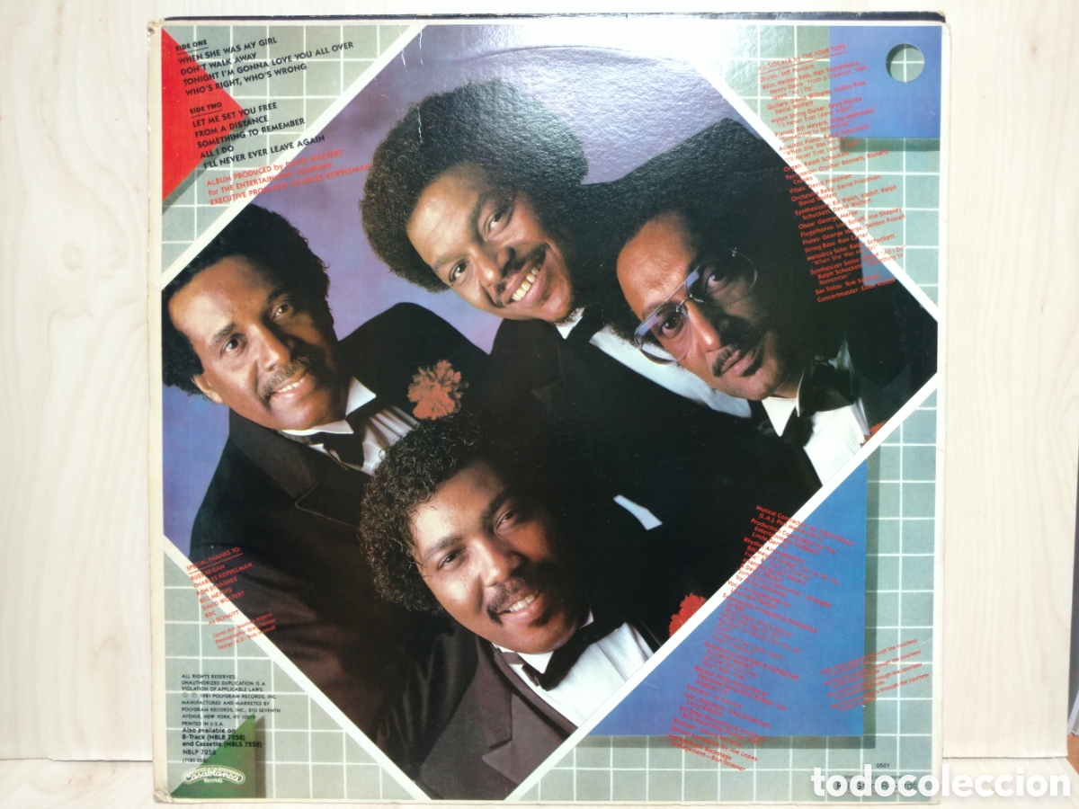 Discos de vinilo: The Four Tops - Tonight! (LP) - Foto 2