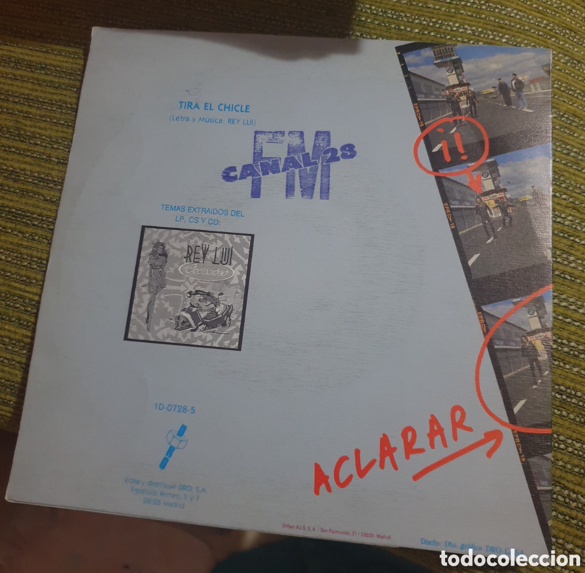 Discos de vinilo: Rei Lui - tira el chicle - Foto 2