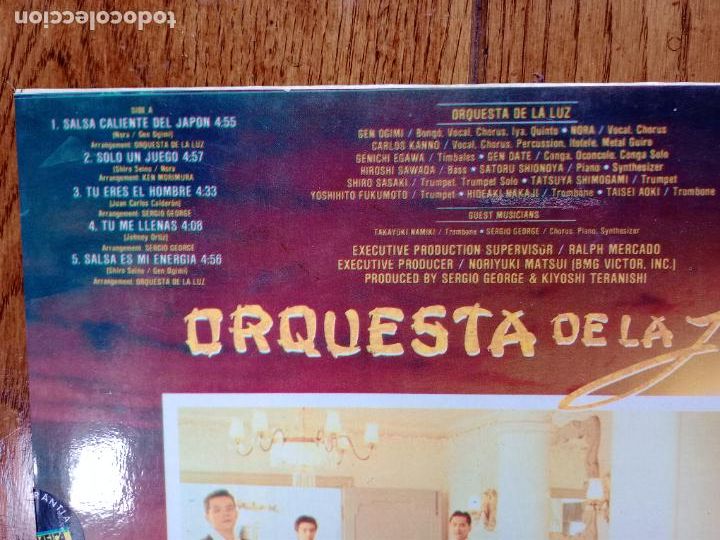 Discos de vinilo: Orquesta de la luz - salsa caliente del Jap&oacute;n - Foto 3