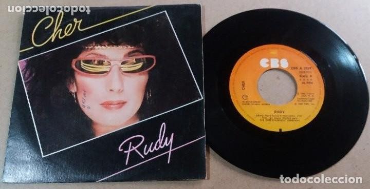 Discos de vinilo: CHER / RUDY / SINGLE 7 PULGADAS - Foto 1