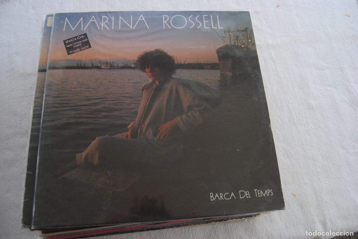 Discos de vinil: 13.- marina rossell. lp. barca del temps. cbs 1985