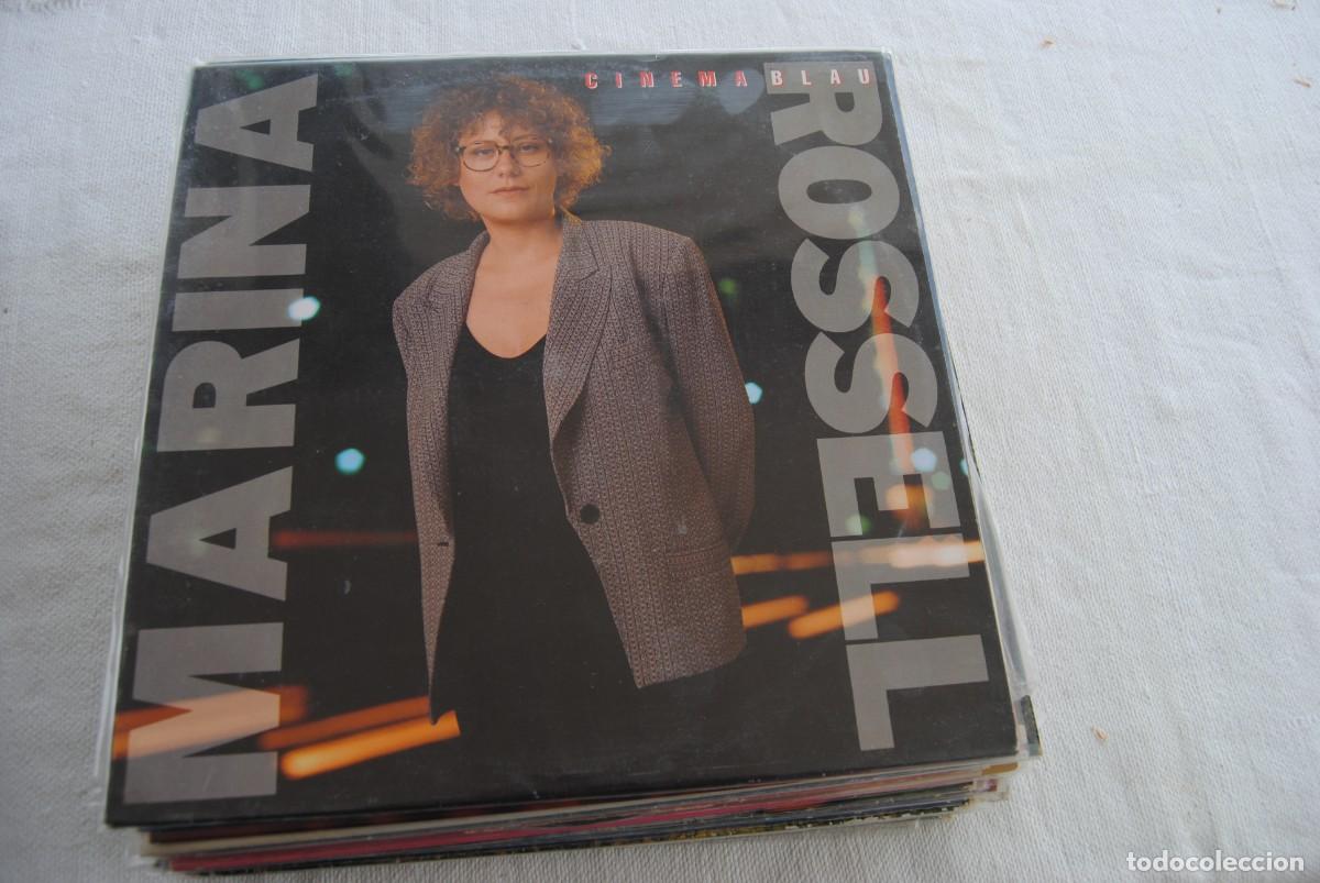 Discos de vinil: 13.- marina rossell. lp. cinema blau cbs 1990. com nou