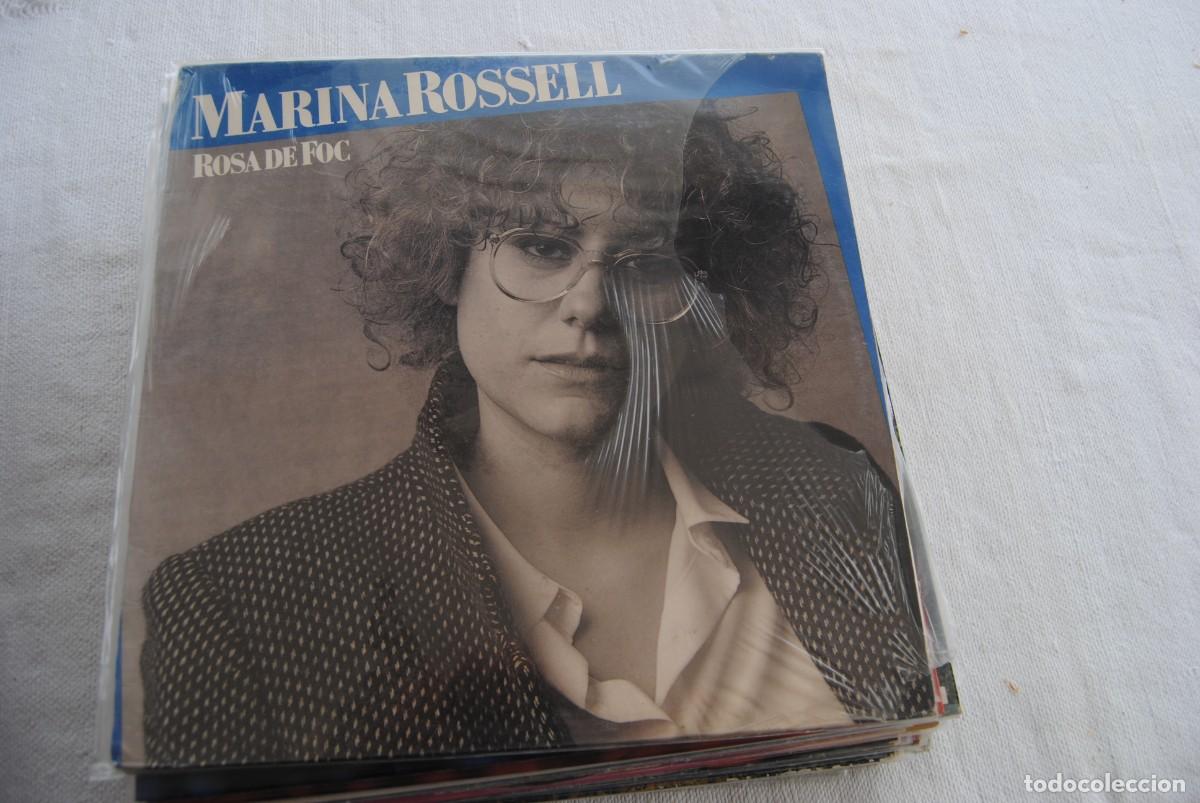 Discos de vinil: 13.- marina rossell. lp. rosa de foc. cbs 1988. com nou