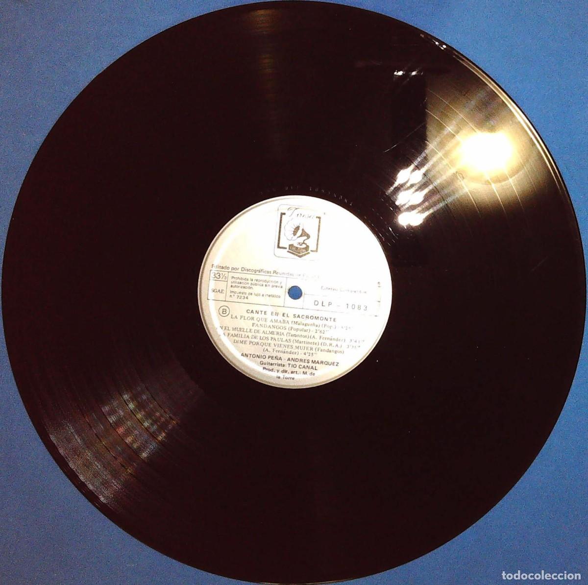 Discos de vinilo: LP CANTE EN EL SACROMONTE - Foto 4