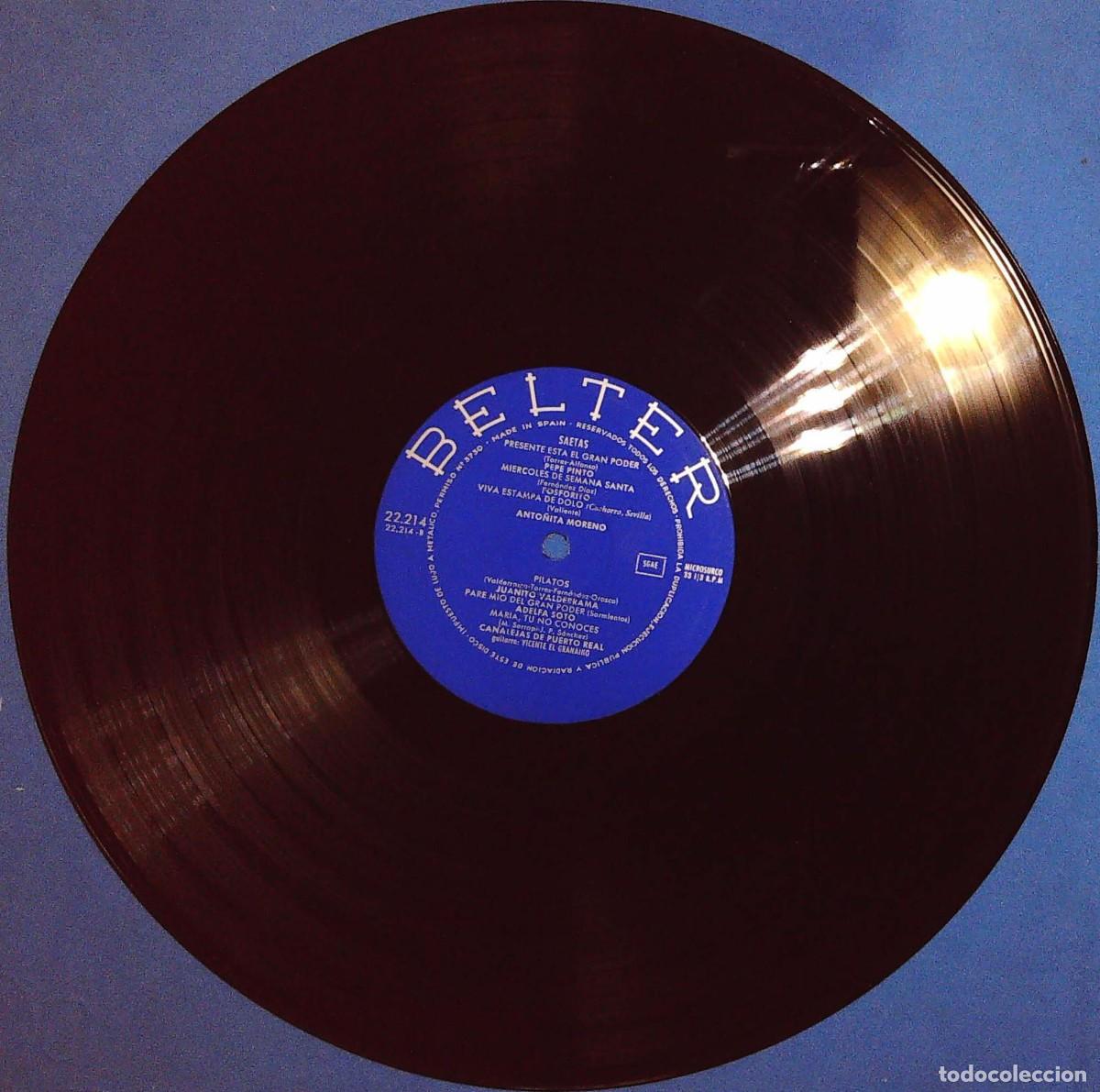 Discos de vinilo: LP SAETAS - Foto 4