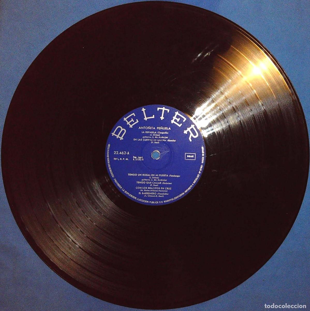 Discos de vinilo: LP ANTO&Ntilde;ITA PE&Ntilde;UELA - Foto 3