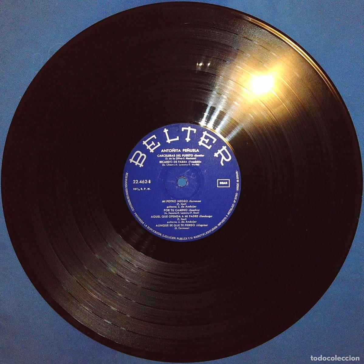 Discos de vinilo: LP ANTO&Ntilde;ITA PE&Ntilde;UELA - Foto 4
