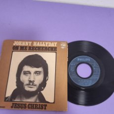 Discos de vinilo: JOHNNY HALLYDAY; ON ME RECUERDE, SINGLE. Lote 397208259