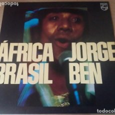 Discos de vinilo: JORGE BEN / ÁFRICA BRASIL / LP PHILIPS 6349 187 ED. BRASIL (1976). Lote 397248209