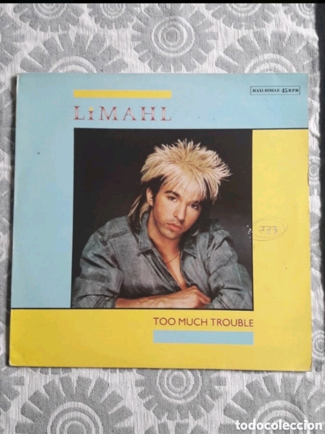 Discos de vinilo: Maxi single Limahl. Too Much Trouble - Foto 1