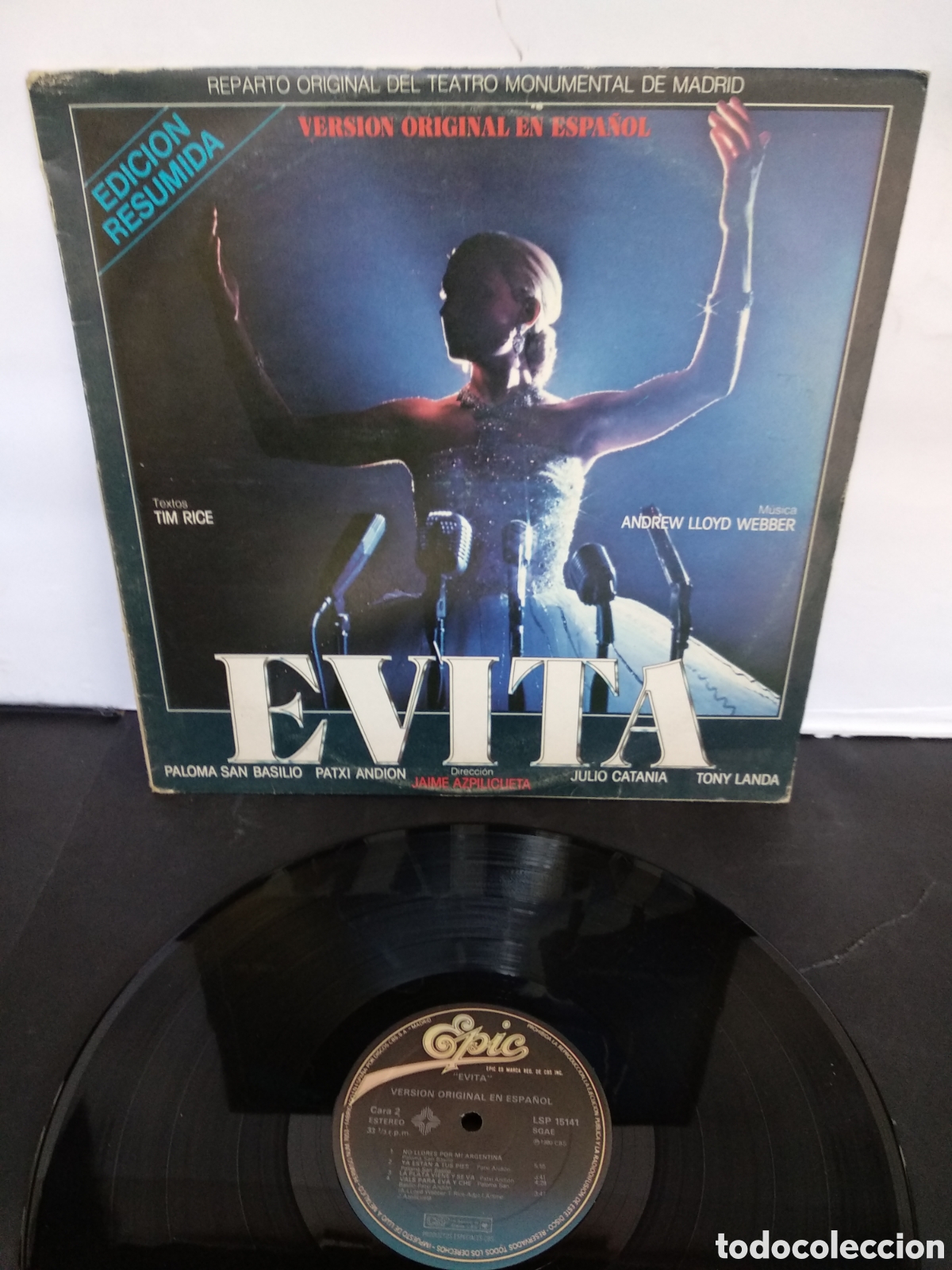 Discos de vinilo: *EVITA, SPAIN, EPIC, 1981, LC.5 - Foto 1