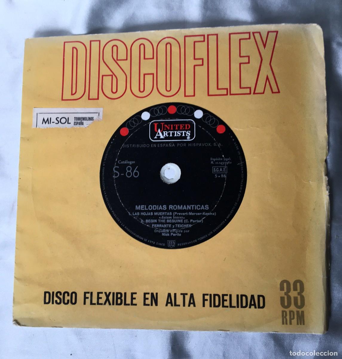 Discos de vinilo: Discoflex Melod&iacute;as rom&aacute;nticas - Foto 1