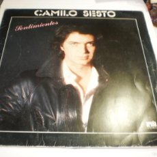 Discos de vinilo: LP CAMILO SESTO. SENTIMIENTOS. ARIOLA 1978 SPAIN INSERTO PÓSTER CON FOTO Y LETRAS (BUEN ESTADO). Lote 397369634