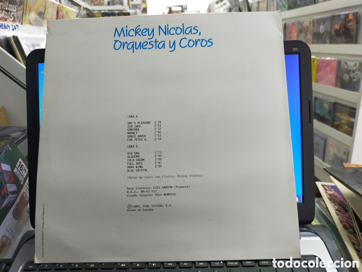 Discos de vinilo: Mickey nicolas LP Espa&ntilde;a 1984 - Foto 2