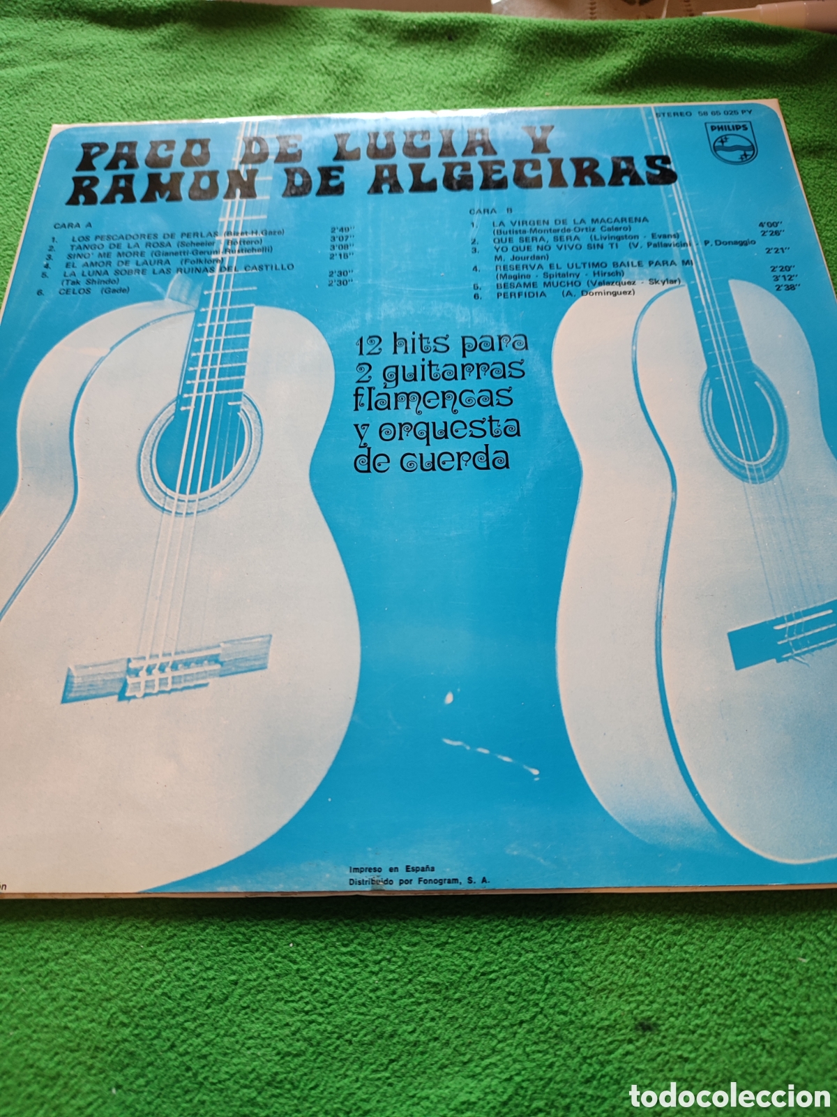 Discos de vinilo: Paco de Luc&iacute;a y Ram&oacute;n de Algeciras - Same - Foto 2