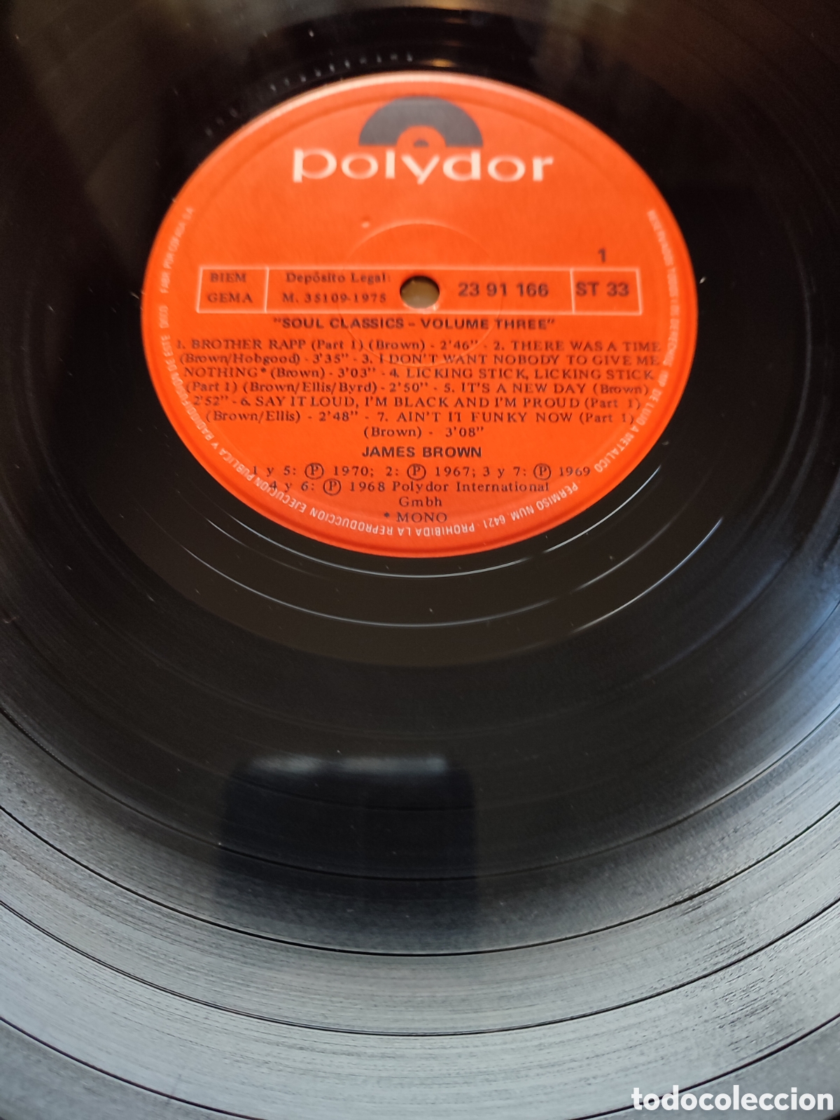 Discos de vinilo: James Brown - Soul cl&aacute;ssics III - Foto 3