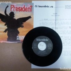 Discos de vinilo: PRESIDENT / FUCKED NIGHTMARE / SINGLE 7 PULGADAS. Lote 397496154